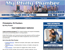 Tablet Screenshot of myphillyplumber.com